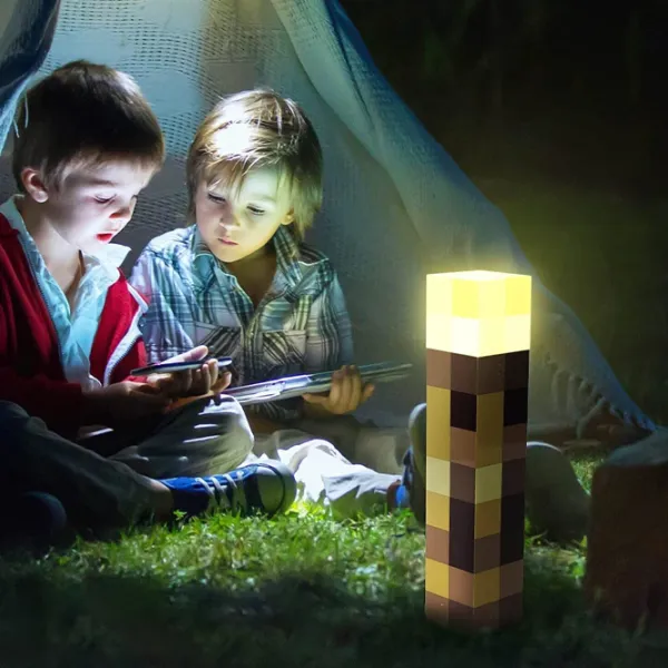 Настольная лампа фан Minecraft Light Up Torch Желтый photo 5