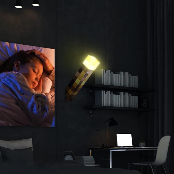 Настольная лампа фан Minecraft Light Up Torch Желтый photo 6