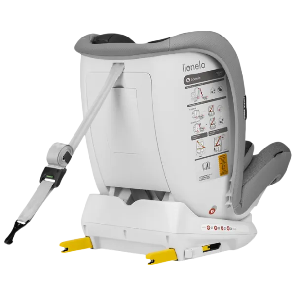 Scaun auto Lionelo Oliver  1 an - 12 ani / 36 kg / Gray photo 6 Scaun auto Lionelo Oliver  1 an - 12 ani / 36 kg / Gray photo 6