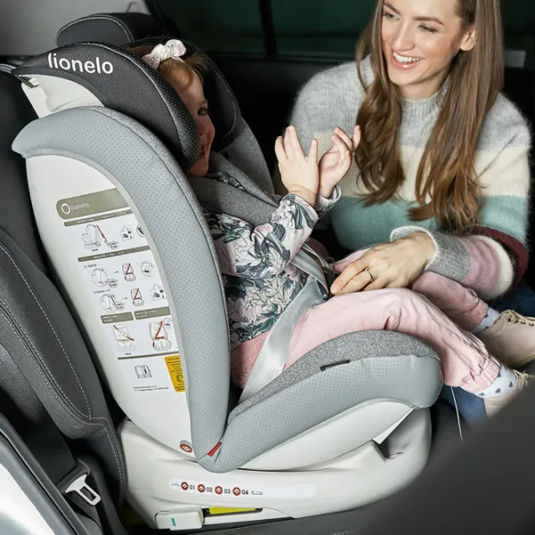 Scaun auto Lionelo Oliver  1 an - 12 ani / 36 kg / Gray photo 8 Scaun auto Lionelo Oliver  1 an - 12 ani / 36 kg / Gray photo 8