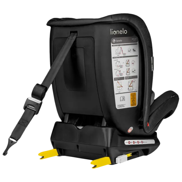 Scaun auto Lionelo Oliver  1 an - 12 ani / 36 kg / Black photo 6 Scaun auto Lionelo Oliver  1 an - 12 ani / 36 kg / Black photo 6
