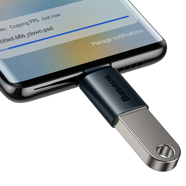Адаптер Baseus ZJJQ000003 USB Type-C/ Черный photo 5