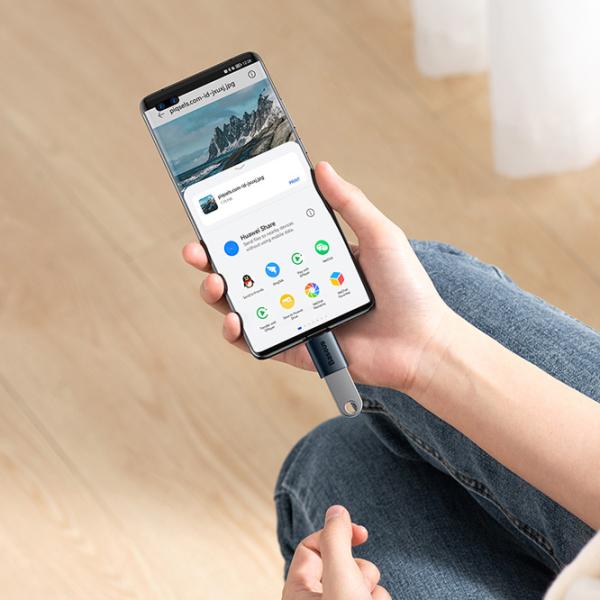 Адаптер Baseus ZJJQ000003 USB Type-C/ Черный photo 6