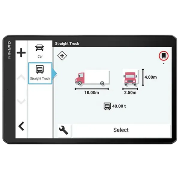 Навигационная система Garmin Dezl LGV810 10-02740-15 Европа/ Черный photo 3