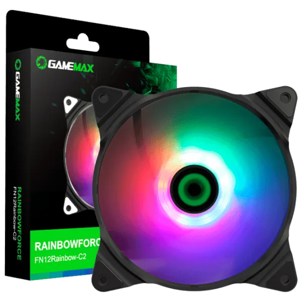 Вентилятор для корпуса Gamemax FN-12Rainbow-C2 Гидравлический подшипник/ 1100 об/ мин photo 9 Вентилятор для корпуса Gamemax FN-12Rainbow-C2 Гидравлический подшипник/ 1100 об/ мин photo 9