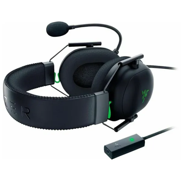 Căști Razer Headset BlackShark Green Black Cu fir/ Gaming photo 4