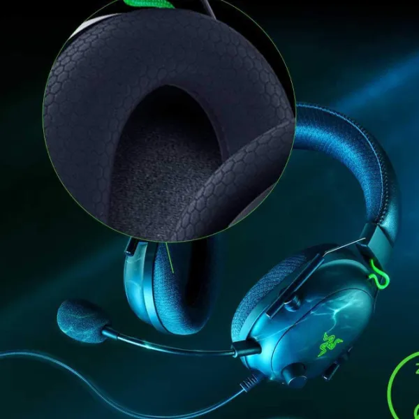 Căști Razer Headset BlackShark Green Black Cu fir/ Gaming photo 7