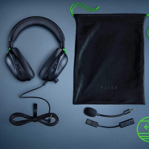 Căști Razer Headset BlackShark Green Black Cu fir/ Gaming photo 8