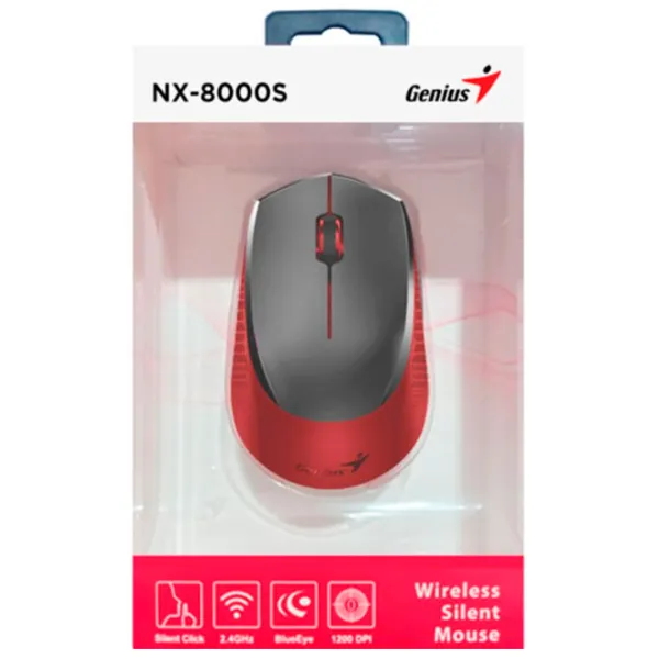 Мышь Genius NX-8000S USB/ Красный photo 5