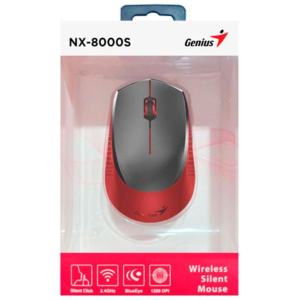 Мышь Genius NX-8000S USB/ Красный photo 5