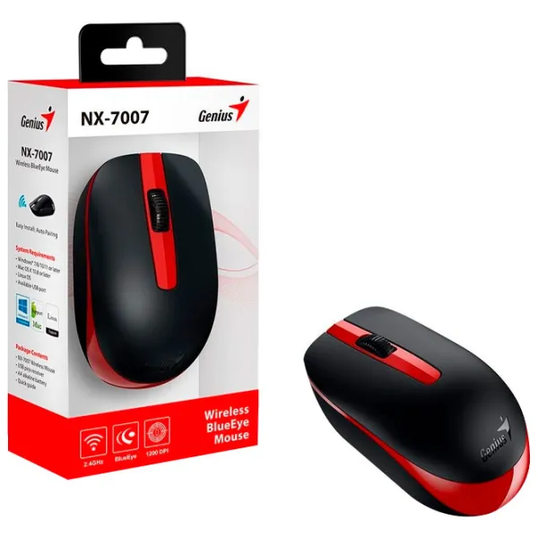 Мышь Genius NX-7007 USB/ Красный photo 4
