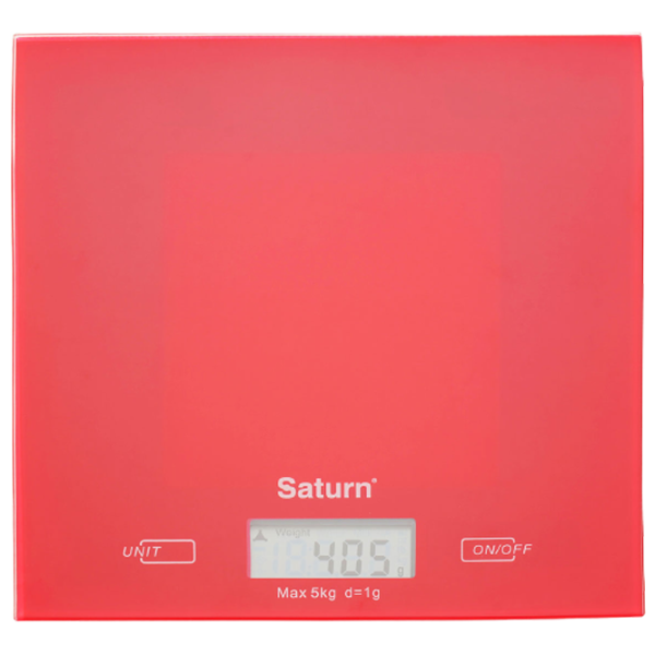Cântar de bucătărie Saturn ST-KS7810 Red photo 2