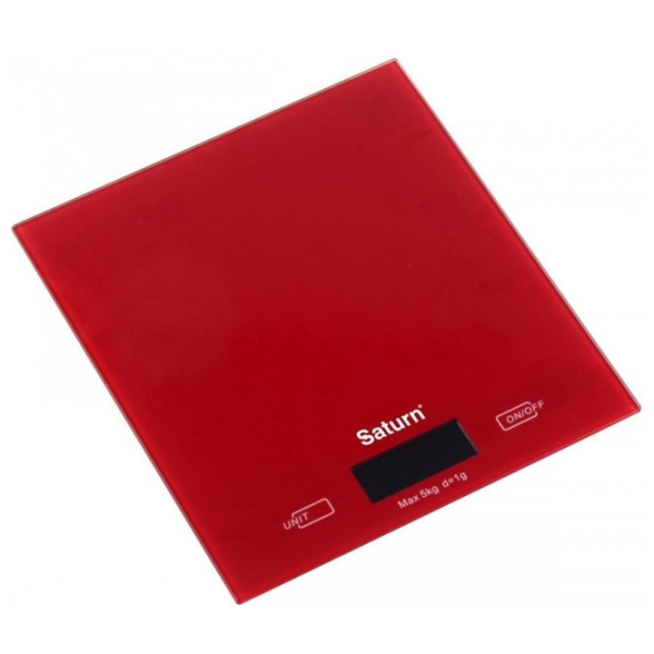 Cântar de bucătărie Saturn ST-KS7810 Red photo 3