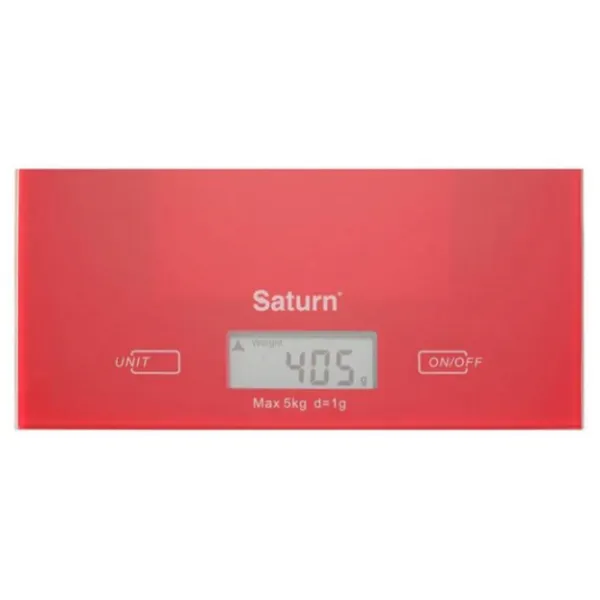 Cântar de bucătărie Saturn ST-KS7810 Red photo 4
