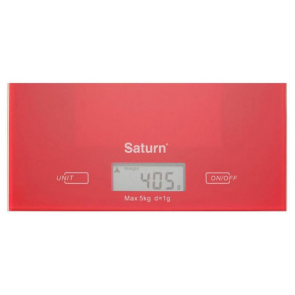 Cântar de bucătărie Saturn ST-KS7810 Red photo 4