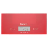 Cântar de bucătărie Saturn ST-KS7810 Red photo 4