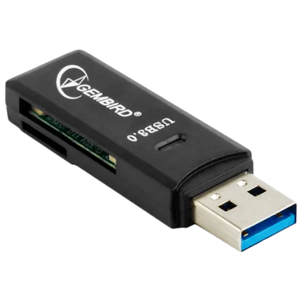 Cititor de carduri Gembird UHB-CR3-01 USB 3.0/ Black photo 2