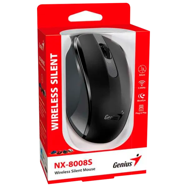 Mouse Genius NX-8008S USB/ Black photo 3