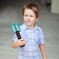 Jucărie Minecraft Minecraft Diamond Shovel 3+/ Blue photo 2