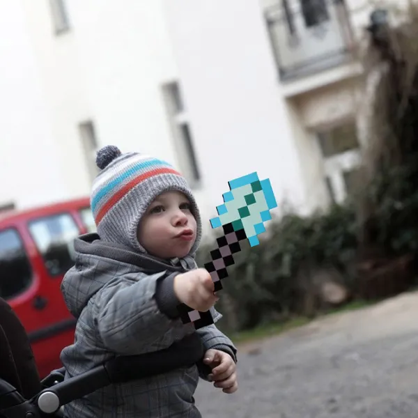 Jucărie Minecraft Minecraft Diamond Shovel 3+/ Blue photo 3