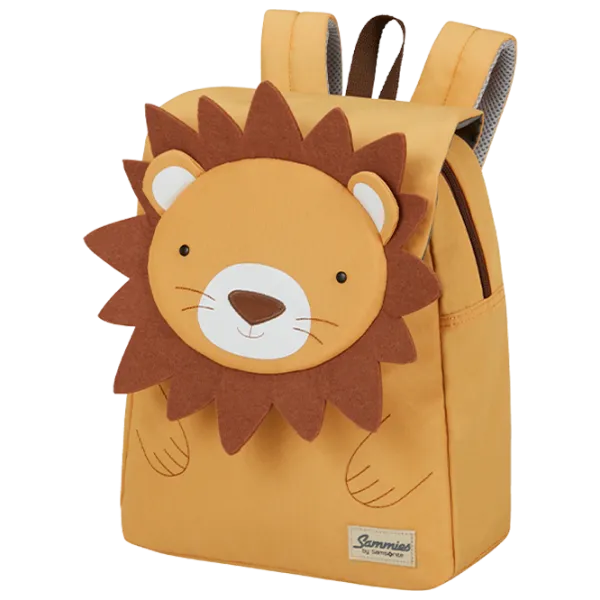 Ghiozdan pentru copii Samsonite Happy Sammies Eco Leul Lester S+ Yellow / Brown Yellow / 11l photo 2