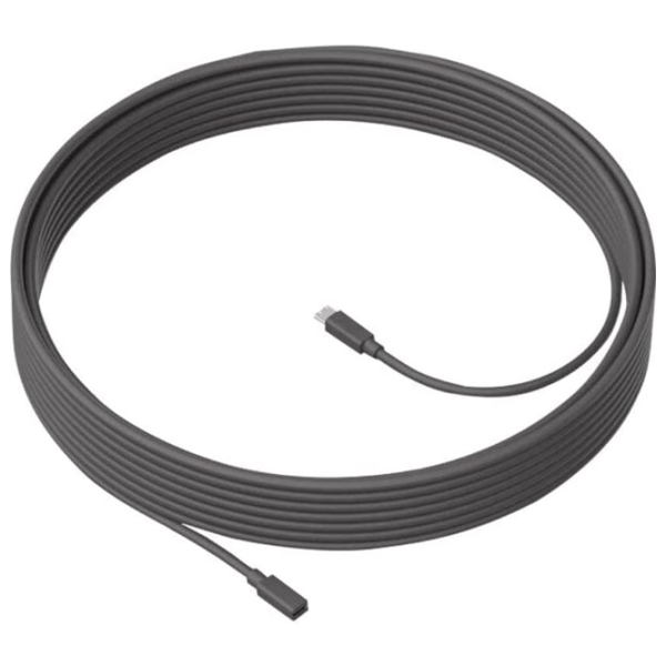 Кабель данных Logitech microUSB + microUSB 10 м/ Черный photo 3