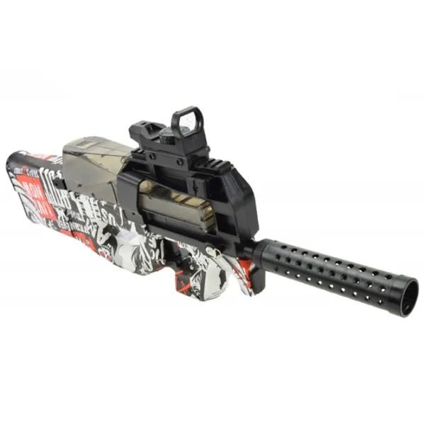 Pistol automat de jucărie Splatter Ball Gun P90 ST619A 14+/ Bile gel/ Black photo 5