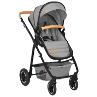 Cărucior pentru copil Lionelo Amber 3 in 1 1000970-006/ Gray photo 2