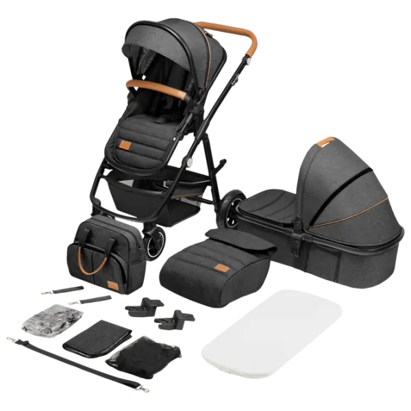 Детская коляска Lionelo Amber 2 in 1 1000970-004/ Графитовый photo 4