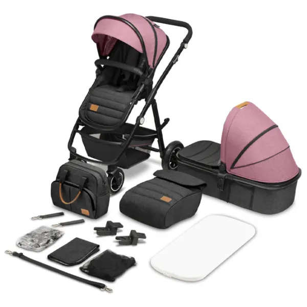 Детская коляска Lionelo Amber 2 in 1 1000970-005/ Розовый photo 4