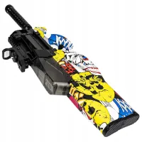 Pistol automat de jucărie Splatter Ball Gun P90 ST619B 14+/ Bile gel/ Yellow photo 3