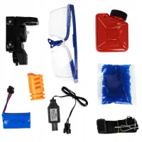 Pistol automat de jucărie Splatter Ball Gun P90 ST619B 14+/ Bile gel/ Yellow photo 5