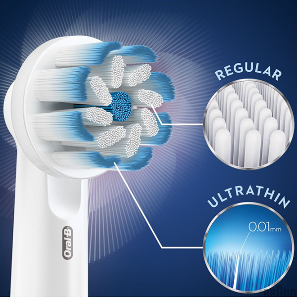 Rezervă pentru periuțe de dinți Braun EB60/ 4 Pentru maturi/ White photo 3