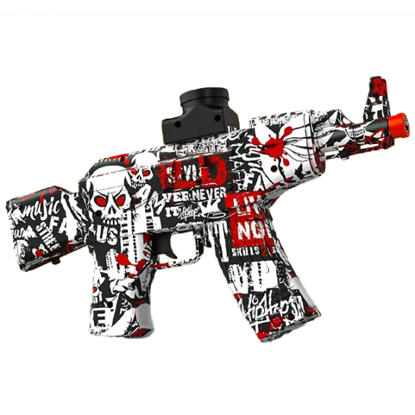 Pistol automat de jucărie Splatter Ball Gun AK-47 ST617A 12+/ Bile gel/ Red photo 2