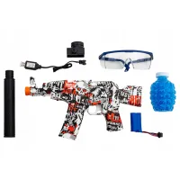 Pistol automat de jucărie Splatter Ball Gun AK-47 ST617A 12+/ Bile gel/ Red photo 4
