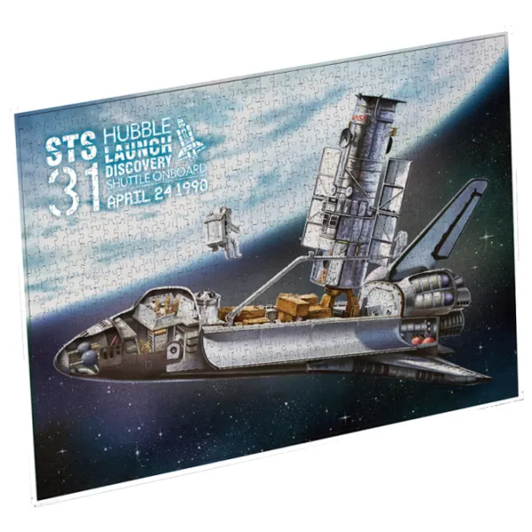 Пазл 3D CubicFun Hubble Space Telescope&Space Shuttle Orbiter 8+/ Количество деталей: 1000 photo 2