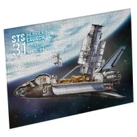 Puzzle 3D CubicFun Hubble Space Telescope&Space Shuttle Orbiter 8+/ Numărul de piese: 1000 photo 2
