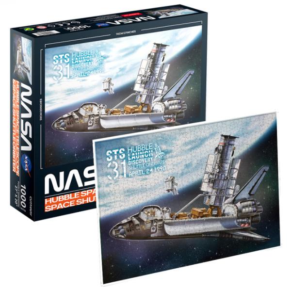 Пазл 3D CubicFun Hubble Space Telescope&Space Shuttle Orbiter 8+/ Количество деталей: 1000 photo 3