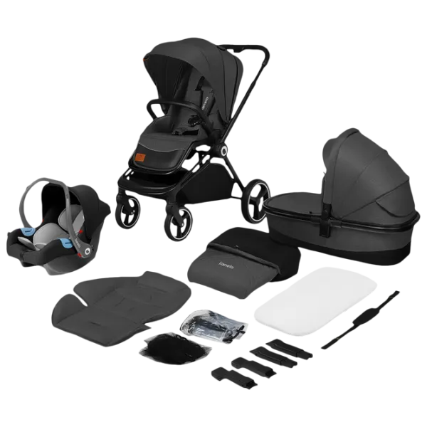 Детская коляска Lionelo Mika 3 in 1 29143-006/ Графитовый photo 7 Детская коляска Lionelo Mika 3 in 1 29143-006/ Графитовый photo 7