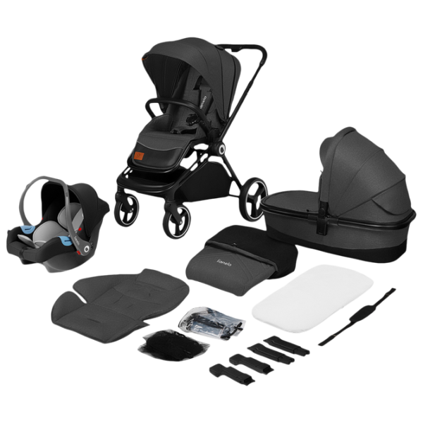 Детская коляска Lionelo Mika 3 in 1 29143-006/ Графитовый photo 7 Детская коляска Lionelo Mika 3 in 1 29143-006/ Графитовый photo 7