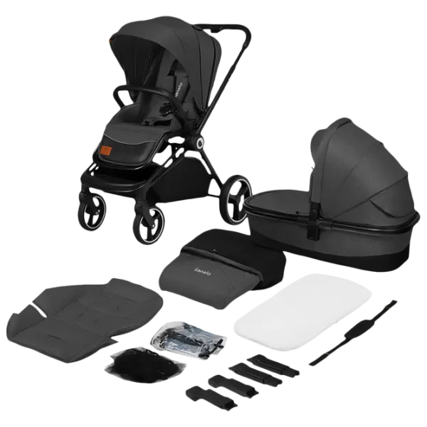 Детская коляска Lionelo Mika 2 in 1 29143-003/ Графитовый photo 6
