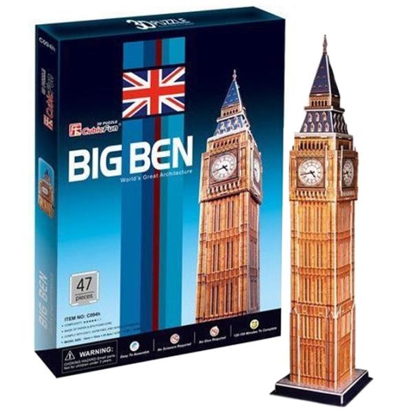 Puzzle 3D CubicFun Big Ben 3+/ Numărul de piese: 13 photo 3 Puzzle 3D CubicFun Big Ben 3+/ Numărul de piese: 13 photo 3