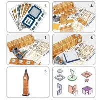Пазл 3D CubicFun Big Ben 3+/ Количество деталей: 13 photo 4