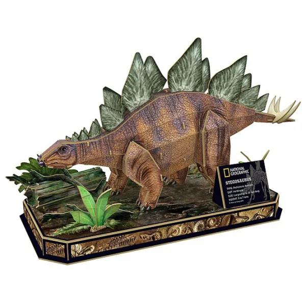 Пазл 3D CubicFun Stegosaurus 8+/ Количество деталей: 62 photo 2