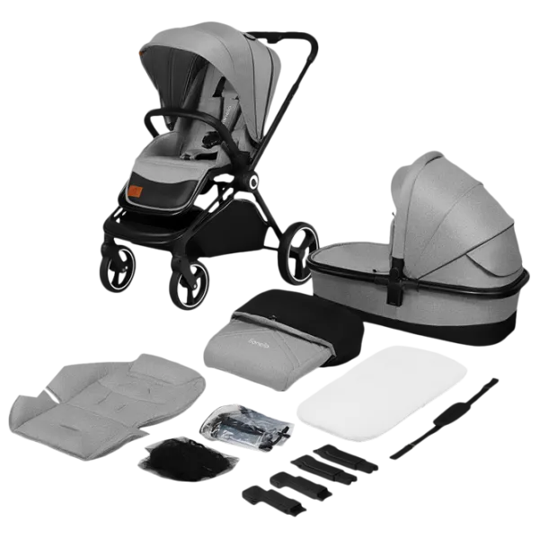 Детская коляска Lionelo Mika 2 in 1 29143-004/ Серый photo 6 Детская коляска Lionelo Mika 2 in 1 29143-004/ Серый photo 6