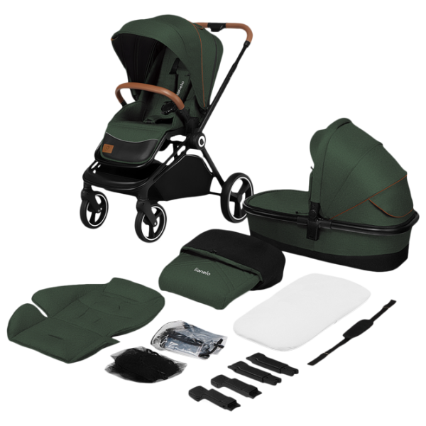 Детская коляска Lionelo Mika 2 in 1 29143-002/ Зелёный photo 6