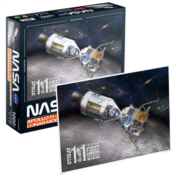 Пазл 2D CubicFun APOLLO 11 Docking With Lunar Module 8+/ Количество деталей: 1000 photo 3