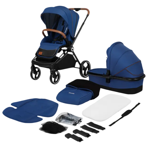 Детская коляска Lionelo Mika 2 in 1 29143-001/ Синий photo 6