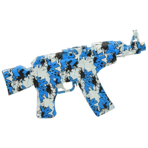 Pistol automat de jucărie Splatter Ball Gun AK-47 ST617A 12+/ Bile gel/ Blue photo 3