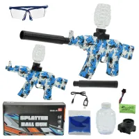Pistol automat de jucărie Splatter Ball Gun AK-47 ST617A 12+/ Bile gel/ Blue photo 5